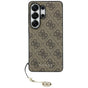 Husa pentru Samsung Galaxy S26 Ultra, Guess Hardcase 4G Classic Logo Charm (GUHMS26LGF4GBR), maro