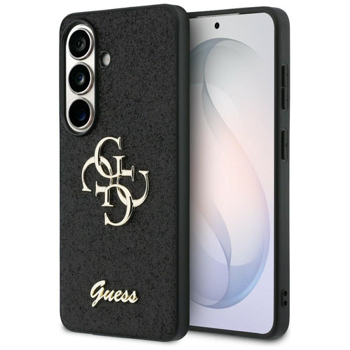 Husa pentru Samsung Galaxy S26, Guess Fixed Glitter Big 4G Metal Logo (GUHCS26SHG4SGK), negru