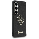 Husa pentru Samsung Galaxy S26, Guess Fixed Glitter Big 4G Metal Logo (GUHCS26SHG4SGK), negru