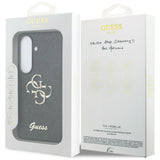 Husa pentru Samsung Galaxy S26, Guess Fixed Glitter Big 4G Metal Logo (GUHCS26SHG4SGK), negru