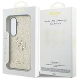 Husa pentru Samsung Galaxy S26, Guess Fixed Glitter Big 4G Metal Logo (GUHCS26SHG4SGD), auriu