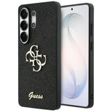 Husa pentru Samsung Galaxy S26 Ultra, Guess Fixed Glitter Big 4G Metal Logo (GUHCS26LHG4SGK), negru