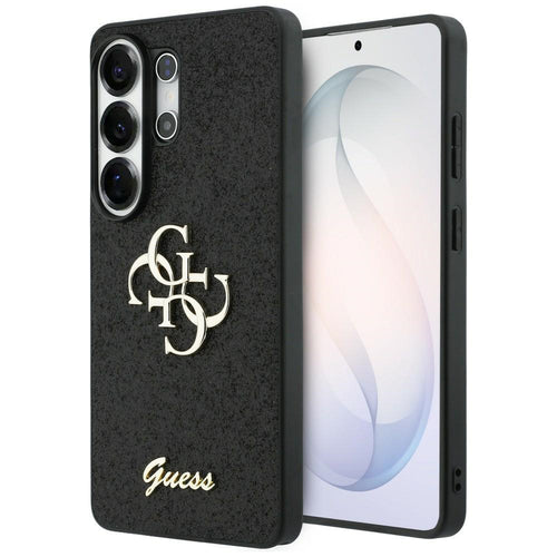 Husa pentru Samsung Galaxy S26 Ultra, Guess Fixed Glitter Big 4G Metal Logo (GUHCS26LHG4SGK), negru