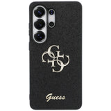 Husa pentru Samsung Galaxy S26 Ultra, Guess Fixed Glitter Big 4G Metal Logo (GUHCS26LHG4SGK), negru