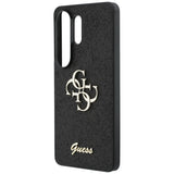 Husa pentru Samsung Galaxy S26 Ultra, Guess Fixed Glitter Big 4G Metal Logo (GUHCS26LHG4SGK), negru