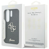 Husa pentru Samsung Galaxy S26 Ultra, Guess Fixed Glitter Big 4G Metal Logo (GUHCS26LHG4SGK), negru