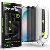 Folie de protectie pentru Samsung Galaxy S26 Plus, Techsuit [Fingerprint Unlock Compatible] TitanGlass CrystalHD (2 pack)