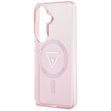 Husa pentru Samsung Galaxy S26, Guess IML Gradient Triangle MagSafe (GUHMS26SHGTMLCGP), roz