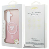 Husa pentru Samsung Galaxy S26, Guess IML Gradient Triangle MagSafe (GUHMS26SHGTMLCGP), roz