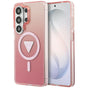 Husa pentru Samsung Galaxy S26 Ultra, Guess IML Gradient Triangle MagSafe (GUHMS26LHGTMLCGP), roz
