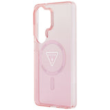 Husa pentru Samsung Galaxy S26 Ultra, Guess IML Gradient Triangle MagSafe (GUHMS26LHGTMLCGP), roz
