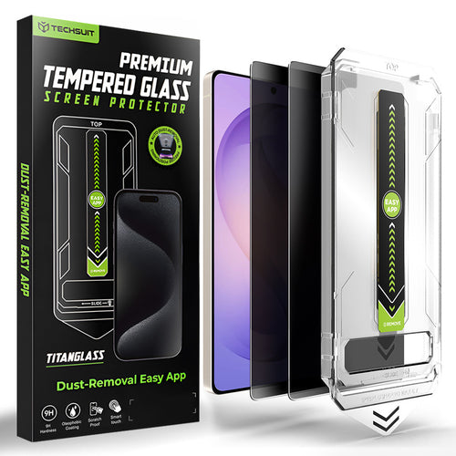 Folie de protectie pentru Samsung Galaxy S26 Ultra, Techsuit [Privacy Display Feature Not Supported] TitanGlass CrystalHD (2 pack)