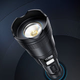 Yesido Flashlight (TC11), Telescopic Zoom, White Laser LED, 3x Modes, reincarcabil, afisaj digital, 3W, 1200mAh, Negru