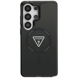 Husa pentru Samsung Galaxy S26 Ultra, Guess IML Gradient Triangle MagSafe (GUHMS26LHGTMLCGK), negru