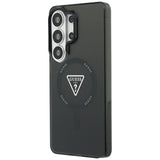 Husa pentru Samsung Galaxy S26 Ultra, Guess IML Gradient Triangle MagSafe (GUHMS26LHGTMLCGK), negru