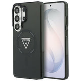 Husa pentru Samsung Galaxy S26 Ultra, Guess IML Gradient Triangle MagSafe (GUHMS26LHGTMLCGK), negru