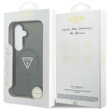 Husa pentru Samsung Galaxy S26, Guess IML Gradient Triangle MagSafe (GUHMS26SHGTMLCGK), negru