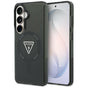 Husa pentru Samsung Galaxy S26, Guess IML Gradient Triangle MagSafe (GUHMS26SHGTMLCGK), negru