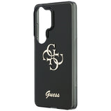 Husa pentru Samsung Galaxy S26 Ultra, Guess IML Big Metal 4G Script (GUHCS26L5HC4MLSK), negru