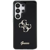 Husa pentru Samsung Galaxy S26 Ultra, Guess IML Big Metal 4G Script (GUHCS26L5HC4MLSK), negru