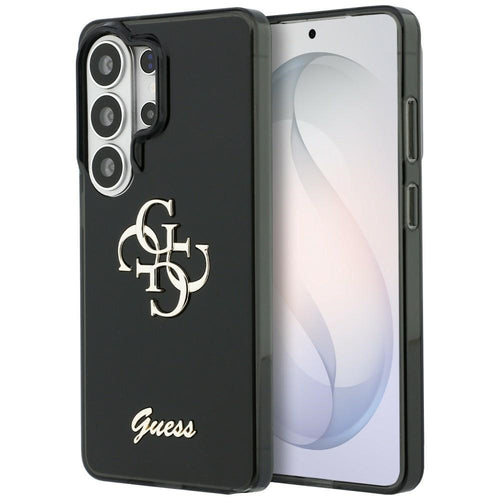 Husa pentru Samsung Galaxy S26 Ultra, Guess IML Big Metal 4G Script (GUHCS26L5HC4MLSK), negru