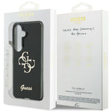 Husa pentru Samsung Galaxy S26, Guess IML Big Metal 4G Script (GUHCS26S5HC4MLSK), negru