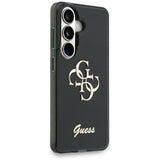 Husa pentru Samsung Galaxy S26, Guess IML Big Metal 4G Script (GUHCS26S5HC4MLSK), negru