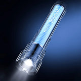 Yesido Flashlight (TC10), Telescopic Zoom, White Laser LED, 5x Modes, reincarcabil, afisaj digital, 4W, 800mAh, Negru