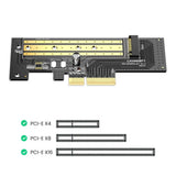 UGREEN Expansion Card CM302 (70503), M.2 NVME to PCIe 3.0 X4 Adaptor, PCI-E x4/x8/x16 Slots, 32Gbps, Negru
