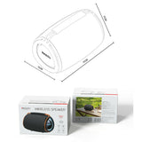 Boxa portabila Yesido Boxa portabila (YSW39), Bluetooth 5.3, RGB Lighting, TWS, TF Card, USB, AUX, 1200mAh, 20W, negru