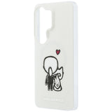Husa pentru Samsung Galaxy S26 Ultra, Karl Lagerfeld IML cu K&C Back Logo MagSafe (KLHMS26L6HKCBHH), alb
