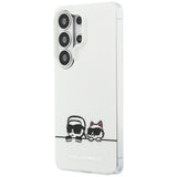 Husa pentru Samsung Galaxy S26 Ultra, Karl Lagerfeld IML K&C Peekaboo Logo MagSafe (KLHMS26L6HPKACH), negru