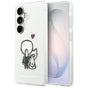 Husa pentru Samsung Galaxy S26, Karl Lagerfeld IML cu K&C Back Logo MagSafe (KLHMS26S6HKCBHH), alb