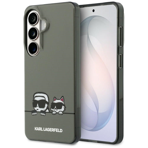 Husa pentru Samsung Galaxy S26, Karl Lagerfeld IML K&C Peekaboo Logo MagSafe (KLHMS26S6HPKACK), negru