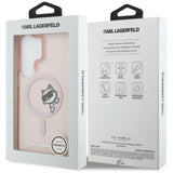 Husa pentru Samsung Galaxy S26 Ultra, Karl Lagerfeld IML Choupette Peekaboo Logo MagSafe (KLHMS26L6HCPSCP), roz