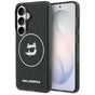 Husa pentru Samsung Galaxy S26, Karl Lagerfeld IML Choupette Head on KL Repeated Logo MagSafe (KLHMS26SHMKBCHOK), negru