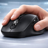 Mouse wireless UGREEN M752 (75498B), Multi-mode, Bluetooth 5.4, 2.4Ghz, 4D Scroll Wheel, 1000-5000DPI, 2x AA Battery, negru