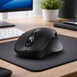 Mouse wireless UGREEN M752 (75498B), Multi-mode, Bluetooth 5.4, 2.4Ghz, 4D Scroll Wheel, 1000-5000DPI, 2x AA Battery, negru
