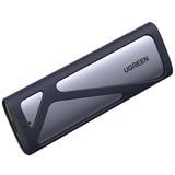 UGREEN Hard Drive Enclosure CM400 (90264), M.2 NVMe & SATA SSD Reader, USB-C 3.2 Gen2, Thunderbolt 3, 10Gbps, 2TB, Gri