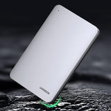 UGREEN Hard Drive Enclosure CM300 (70499), cu USB-C Cable, USB-C to SATA (7+15) Pin, pentru SATA 2.5inch HDD/SSD, 6Gbps, Gri