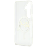 Husa pentru Samsung Galaxy S26, Karl Lagerfeld IML Choupette Karl Script Logo MagSafe (KLHMS26S5HKSCAH), alb