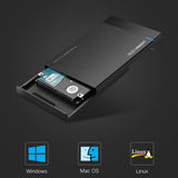 UGREEN Hard Drive Enclosure US221 (30847), HDD/SSD Rack, SATA, 5Gbps, Negru