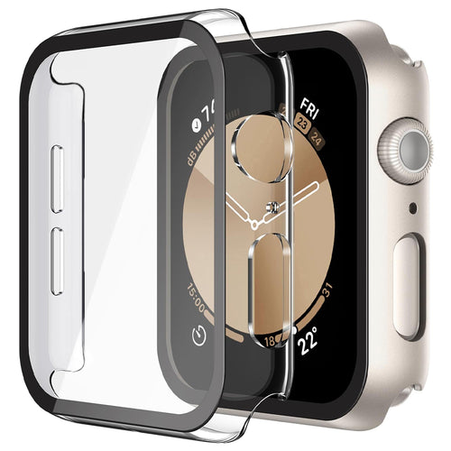 Folie Sticla Apple, Techsuit Defense360 Pro Watch 4 5 6 Se 44mm Clear Koff F9c820, transparent