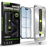 Folie de protectie pentru iPhone 17 Air, Techsuit TitanGlass FullCover (2 pack)