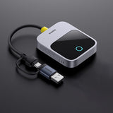 Adaptor Baseus CarPlay Adapter Safe Journey Series (C10745100813-00), cu USB-C to USB Cable, Bluetooth 5.0