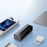 Baterie Externa Baseus Energeek GP12 (P10082109813-00), cu Type-C PD3.0 Cable, Display, 2xUSB-C, 2xUSB, 145W, 20800mAh