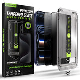 Folie de protectie pentru iPhone 17 Pro, Techsuit TitanGlass FullCover (2 pack)