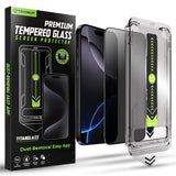 Folie de protectie pentru iPhone 16 Pro Max, Techsuit TitanGlass FullCover