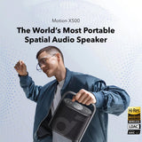 Boxa portabila Anker SoundCore Motion X500 (A3131011), Hi-Res, Ldac, Spatial Audio, 40W, 12H Playtime, IPX7, App, negru