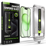 Folie de protectie pentru iPhone 15 Plus, Techsuit TitanGlass FullCover